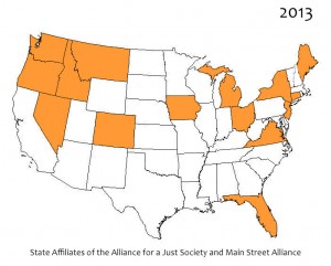 State affiliate.Alliance and MainStreet