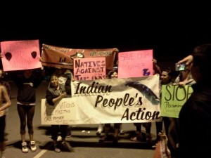 Indian People's Action blockade